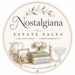 Nostalgiana Estate Sales & Consignments logo