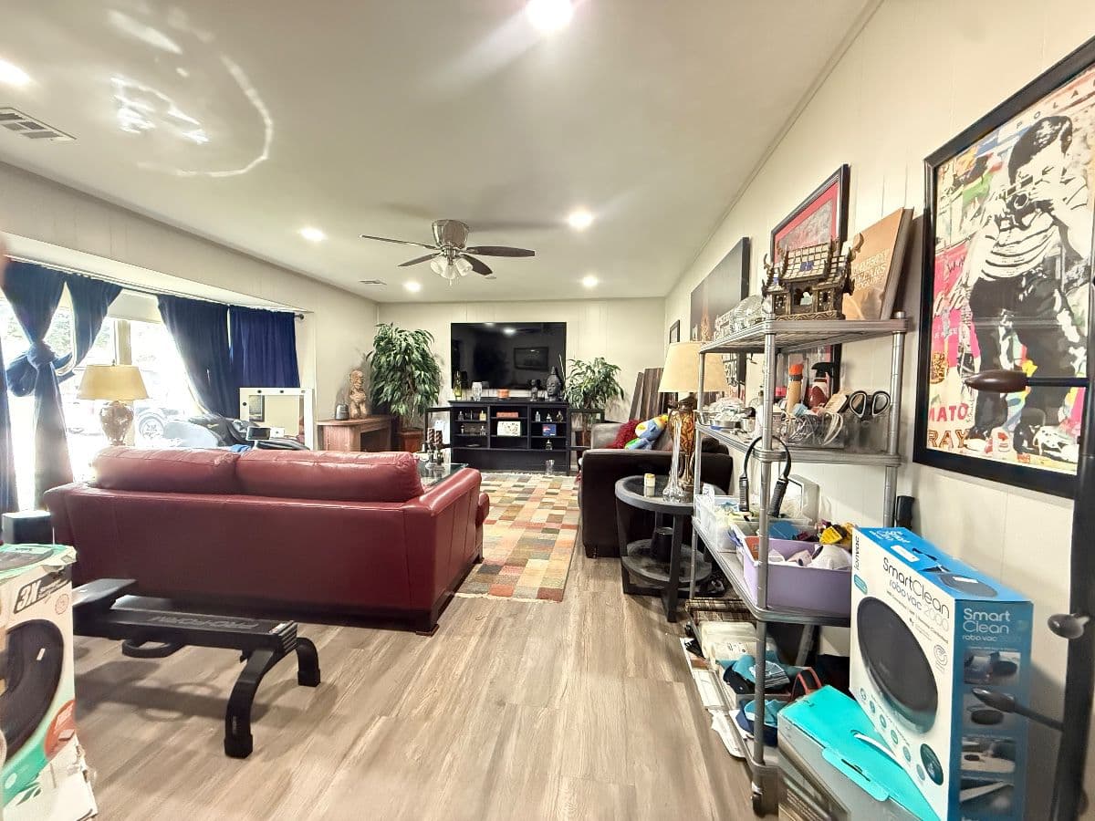 Spring Branch Houston: Designer Clothes, a Packed Garage, and Modern Furniture