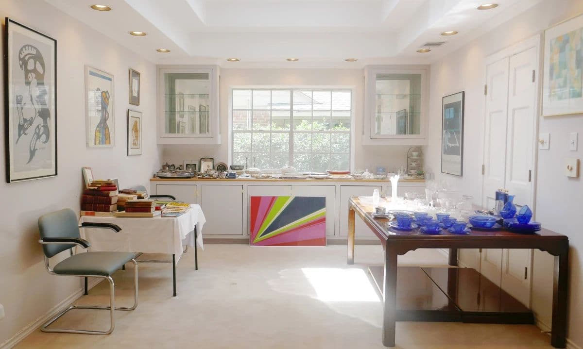 Memorial Mid-Century Artist's Estate — Knoll Cesca Chairs, Vintage Posters, Records & Make-a-Pile Pricing
