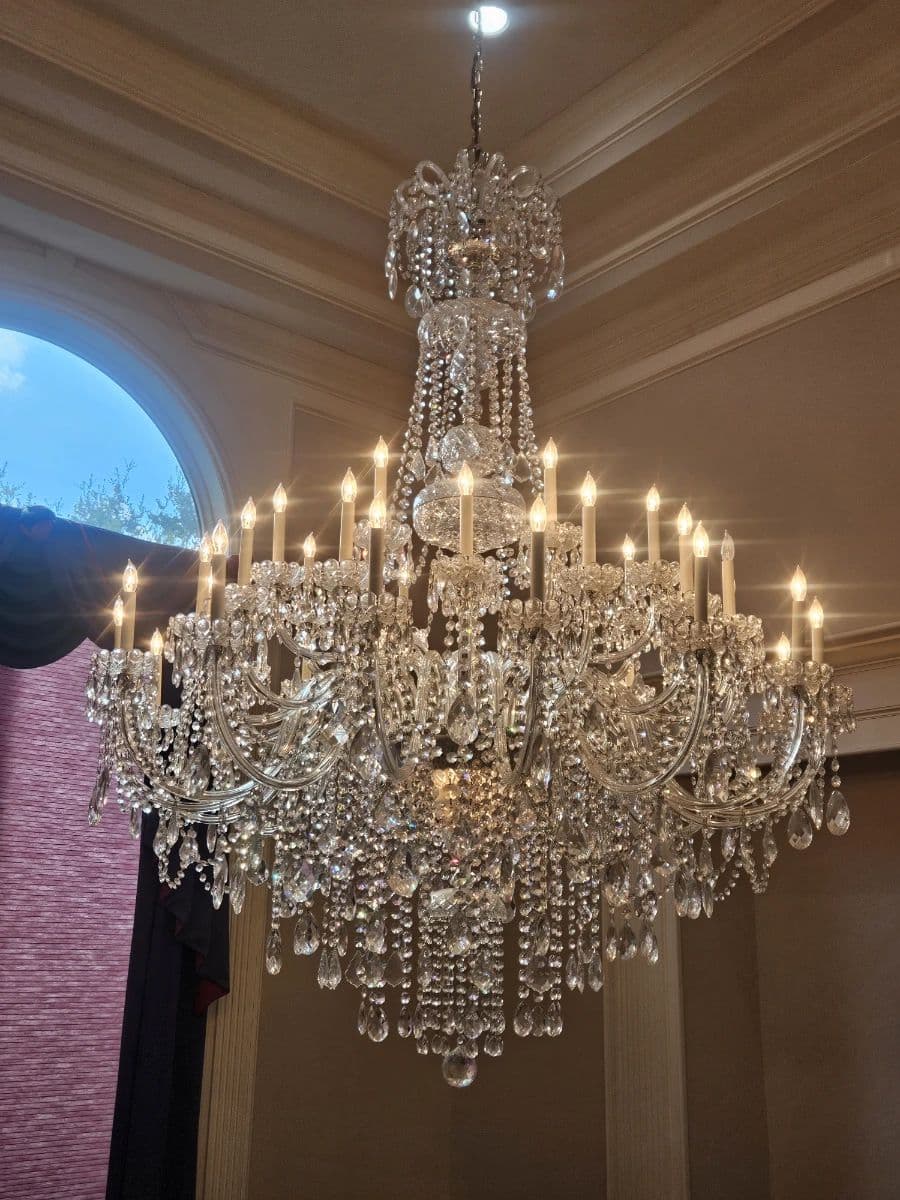 Greatwood Sugar Land Mansion: Schonbek Chandeliers, Lladro, and Bronze