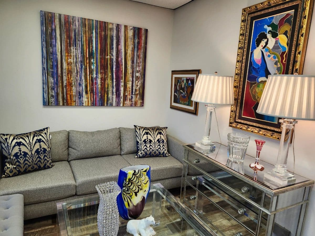 Houston Warehouse Estate Sale — Thonet Bentwood, Baccarat Crystal & Arhaus Living