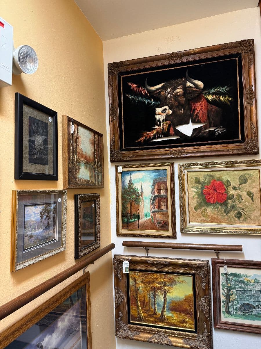 Rosenberg Weekend Treasure Hunt — Vintage Furniture, Brass, Art & Kitchen Collectibles