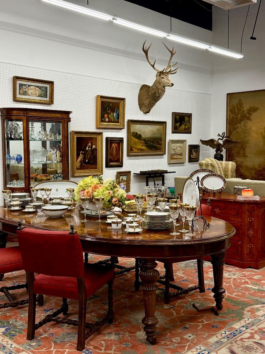 Spring Branch Warehouse: Designer Fashion, Dining Furniture, and Art