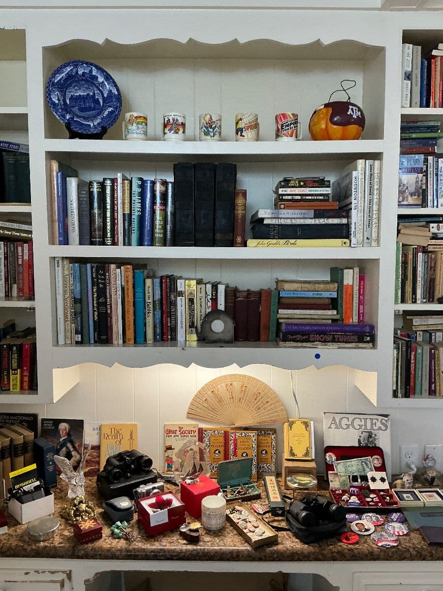 Memorial Area Demolition Estate — David Winter Cottages, Mid-Century Glass & Vinyl Treasures