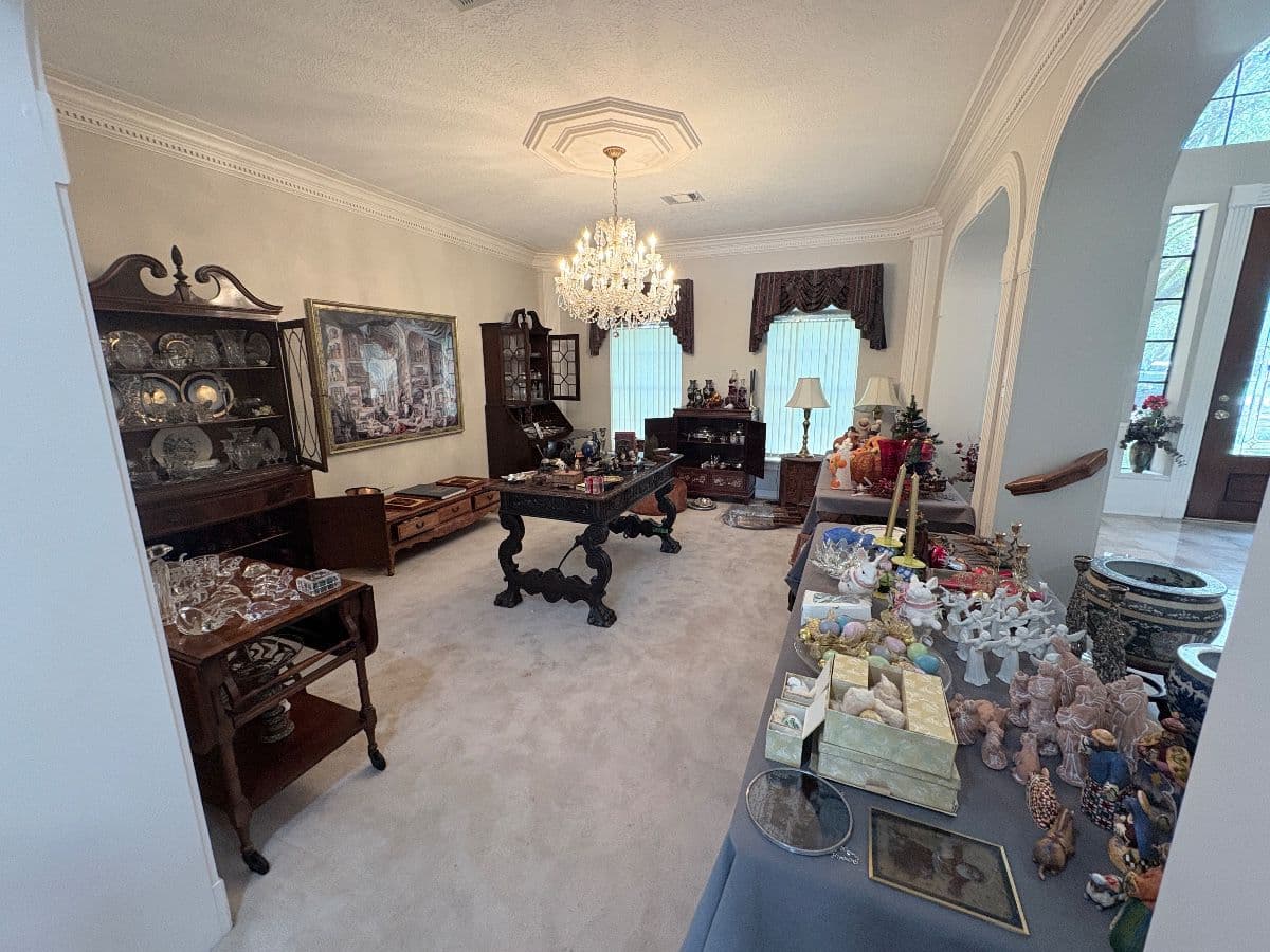 West Houston Estate Sale — Wedgwood, Lenox, Waterford China, Slot Machine & Power Tools